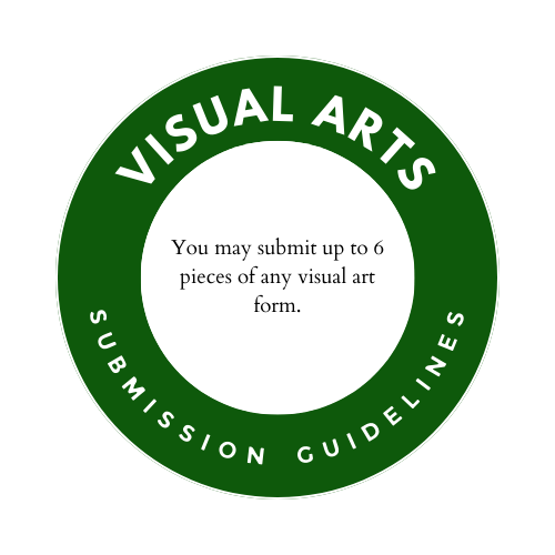Visual Arts Submission Guidelines: You may submit up to 6 pieces of any visual art form.